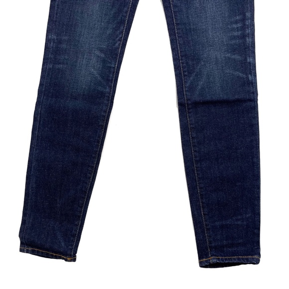 Frye Women’s Size 27 Blake Blue Mid Rise Addie Skinny 5 Pocket Denim Jeans NWT - Picture 3 of 12